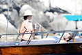 Sophie Marceau - topless sunbath on yacht (7/2016)
