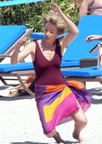 Emma Thompson - nude on the set Love Punch (6/2012)