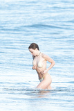 Francesca Eastwood topless in Malibu beach