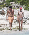Heidi Klum topless in Mexico (4/2014)