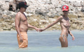 Heidi Klum topless in Mexico (4/2014)