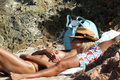 Heidi Klum - Sardinia, Italy (7/2014)