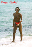 Melanie Brown topless on beach