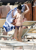 China Chow topless at the beach in Cannes (6/2008)