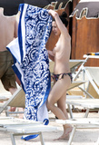 China Chow topless at the beach in Cannes (6/2008)