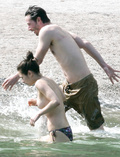 China Chow topless at the beach in Cannes (6/2008)