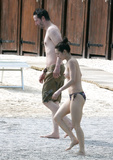 China Chow topless at the beach in Cannes (6/2008)