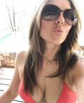 Elizabeth Hurley - Instagram bikini photos, part II