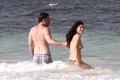 Jamie Murray topless at the beach in Mexico (7/2014)