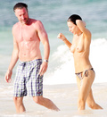 Jamie Murray topless at the beach in Mexico (7/2014)