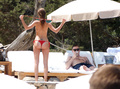 Millie Mackintosh topless on the beach (Ibiza, 8/2014)