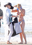 Lara Bingle topless on set (4/2011)