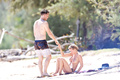 Lara Bingle sunbathing topless in Hawaii (8/2014), p. 1