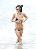 Bai Ling - sunbathing topless in Hawaii (may 2008)