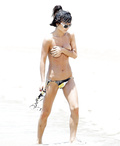 Bai Ling - sunbathing topless in Hawaii (may 2008)