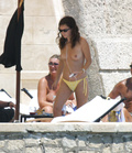 Anna Friel - sunbathing topless in Mexico (August 2003)