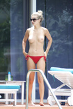 Joanna Krupa - sunbathing topless, Miami (May 2013)