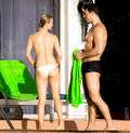Joanna Krupa - topless in Miami (August 2013)