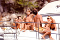 Claudia Schiffer - topless on a yacht (1993)