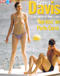 Geena Davis - topless sunbathing (1999)