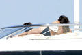 Cindy Crawford - sunbathing topless in Sardinia(8/2008)