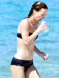Vanessa Paradis sunbathing topless in Corsica (8/2012)