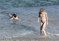Vanessa Paradis - topless sunbath in Greece (7/2015)