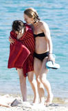 Vanessa Paradis - in bikini & swimming topless (7/2015)