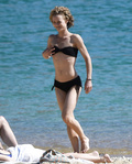 Vanessa Paradis - in bikini & swimming topless (7/2015)