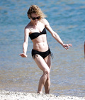 Vanessa Paradis - in bikini & swimming topless (7/2015)