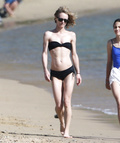 Vanessa Paradis - in bikini & swimming topless (7/2015)