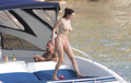 Kelly Brook sunbathing topless in St. Bart’s (11/2005)