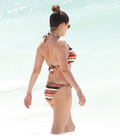 Kelly Brook topless sunbathing in Cancun (6/2013)
