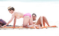 Kelly Brook topless sunbathing in Cancun (6/2013)