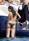 Rebecca Gayheart - topless on yacht (6/2007)