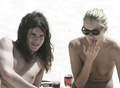 Sienna Miller sunbathing topless in Caribbean (2/2007)