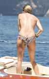 Sienna Miller - topless on yacht (7/2008)