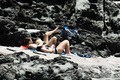 Keira Knightley topless in Pantelleria, Italy (6/18)