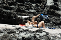 Keira Knightley topless in Pantelleria, Italy (6/18)