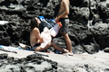 Keira Knightley topless in Pantelleria, Italy (6/18)