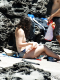 Keira Knightley topless in Pantelleria, Italy (6/18)