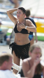Jessie Wallace topless in Carribean (5/2007)