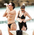 Jessie Wallace topless in Carribean (5/2007)
