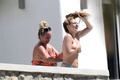 Perrie Edwards topless in Mykonos (6/2018)