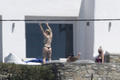 Perrie Edwards topless in Mykonos (6/2018)