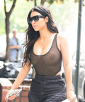Kim Kardashian flashes killer body