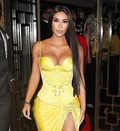 Kim Kardashian flashes her cleavage in public