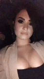 Demi Lovato flashes big tits