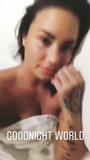 Demi Lovato cleavage and topless pics