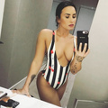 Demi Lovato cleavage and topless pics